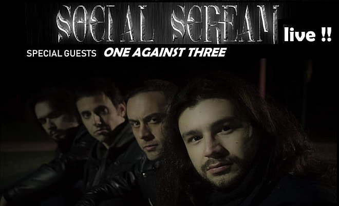 Δύο συναυλίες ροκ στο Παλιό Μεταξουργείο: Social Scream and One Against Three