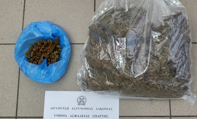 Συνελήφθη 40χρονος ημεδαπός για ναρκωτικά στη Σπάρτη