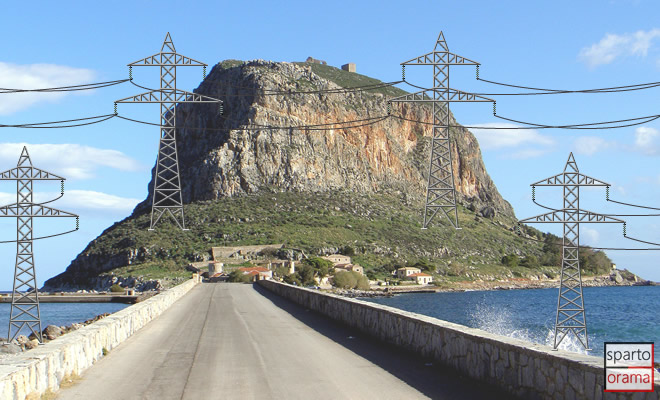 Οι Βατικιώτες συνασπίζονται ενάντια στην ηλεκτρική διασύνδεση Κρήτης / Πελοποννήσου μέσω εναερίου δικτύου πυλώνων