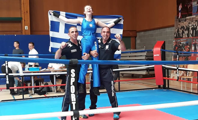 Î§ÏÏ…ÏƒÎ¬ ÎºÎ±Î¹ Î±ÏƒÎ·Î¼Î­Î½Î¹Î± Î¼ÎµÏ„Î¬Î»Î»Î¹Î± Î±Ï€ÏŒ Ï„Î± Î£Ï€Î±ÏÏ„Î¹Î±Ï„ÏŒÏ€Î¿Ï…Î»Î± ÏƒÏ„Î¿ Î Î±Î³ÎºÏŒÏƒÎ¼Î¹Î¿ ÎšÏÏ€ÎµÎ»Î»Î¿ Savate ÏƒÏ„Î¿ Î’Î­Î»Î³Î¹Î¿