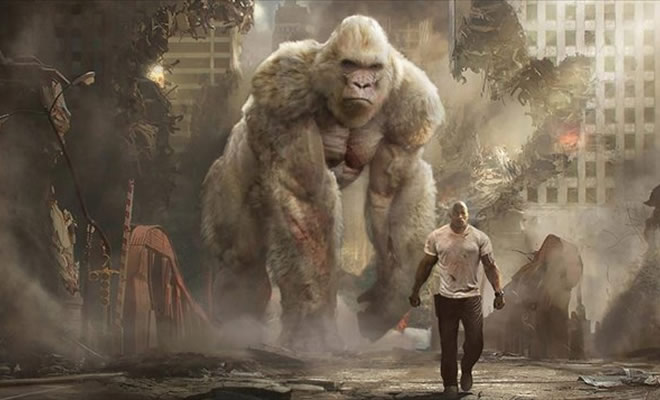 Θα προβάλλεται η περιπέτεια φαντασίας «Rampage: Το Απόλυτο Χάος»