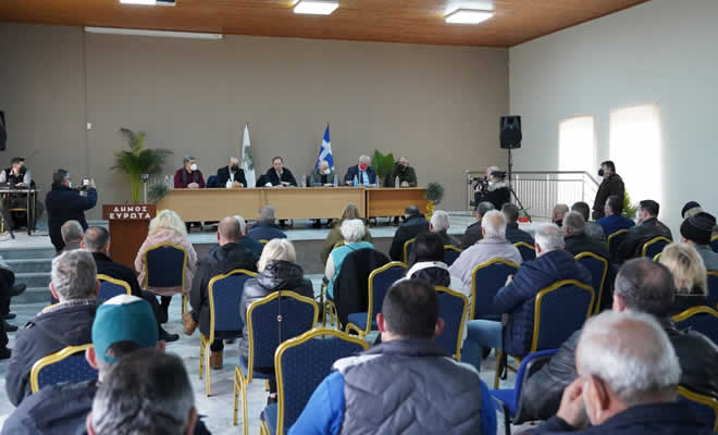 Σε καλλιέργειες εσπεριδοειδών ο Σπ. Λιβανός στη Λακωνία - 0,22€ η αποζημίωση λόγω του πρόσφατου παγετού