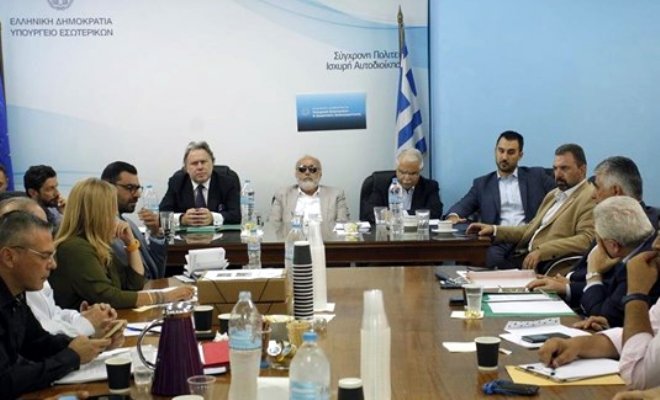 Ευρεία σύσκεψη στο υπουργείο Εσωτερικών για αποκατάσταση των υποδομών σε Λακωνία και Μεσσηνία