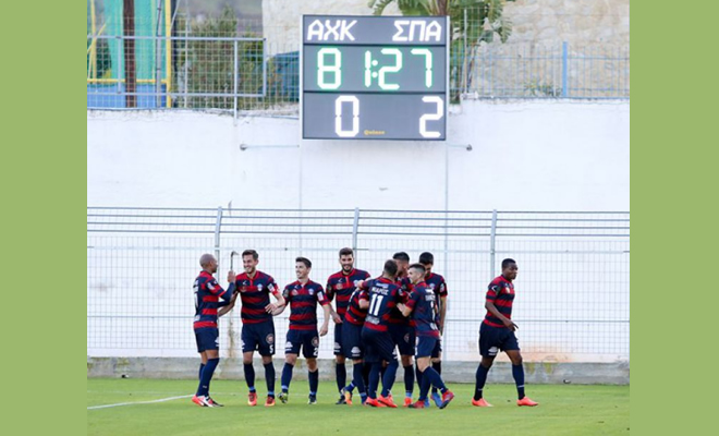 ΑΟ Χανιά Κισσαμικός - ΑΕ Σπάρτη ΠΑΕ, 0 - 2 