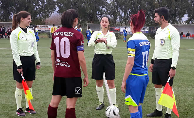Γυναικείο Ποδόσφαιρο: Καρυάτιδες - Εθνικός Καλαμάτας, 3 - 0 