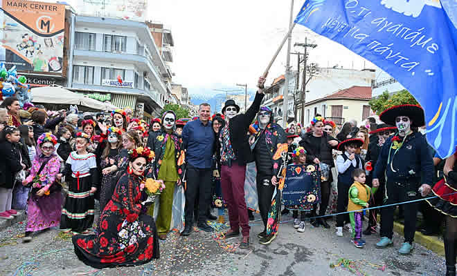 Απόκριες στη Σπάρτη: Μάγεψε το 3ο Παιδικό Καρναβάλι και η συναυλία της Αναστασίας