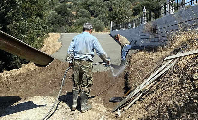 Παρεμβάσεις  για αποκατάσταση οδοποιίας σε Σπαρτιά και Λιαντίνα Δημοτικής Ενότητας Φάριδος