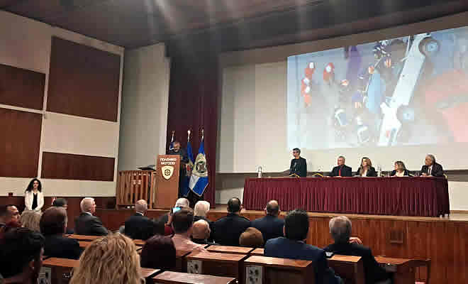 Ο Δήμαρχος Σπάρτης στην παρουσίαση του βιβλίου «Πυροσβεστική Παιδεία» του Κωνσταντίνου Γραφάκου