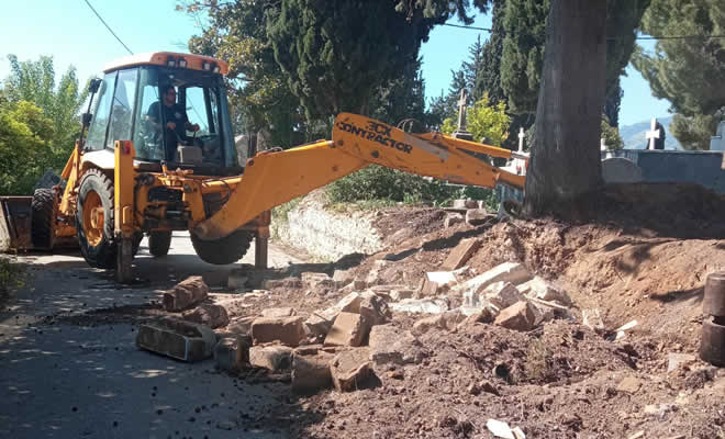 Εργασίες Τμήματος Πολιτικής Προστασίας του Δήμου Σπάρτης στα Πλαίσια της Αντιπυρικής Περιόδου