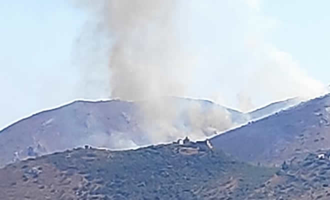 Άμεση η κατάσβεση της φωτιάς που ξέσπασε σήμερα στον Άγιο Κυπριανό στη Μάνη