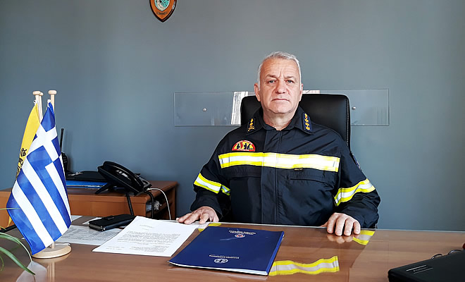Ο Λάκωνας Γεώργιος Αλικάκος, ανέλαβε καθήκοντα Διοικητή Πυροσβεστικών Υπηρεσιών Νομού Λακωνίας