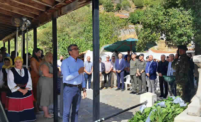 Ο Αντιδήμαρχος Σπάρτης, Άγγελος Αντωνάκος, στις επετειακές εκδηλώσεις της Μάχης του Πολυαράβου