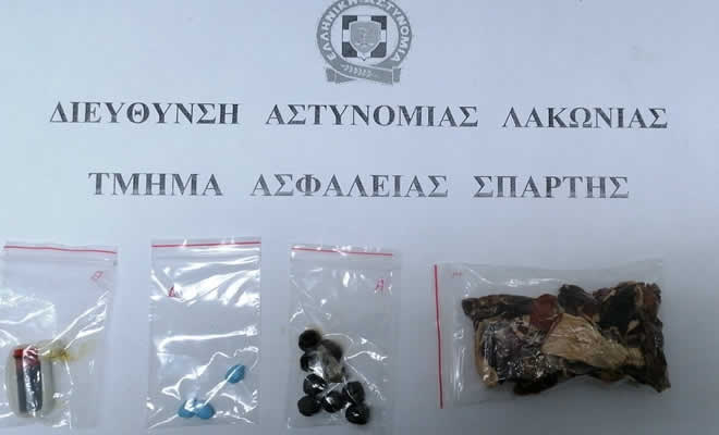 Συνελήφθη 42χρονος αλλοδαπός για ναρκωτικά στη Σπάρτη