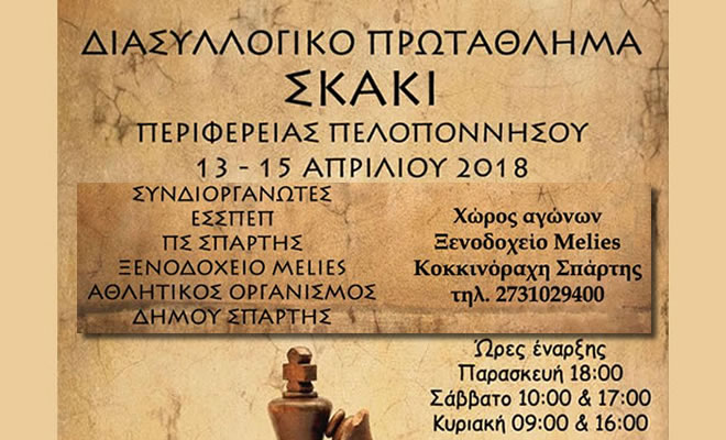 Διασυλλογικό Πρωτάθλημα Σκακιού της Περιφέρειας Πελοποννήσου