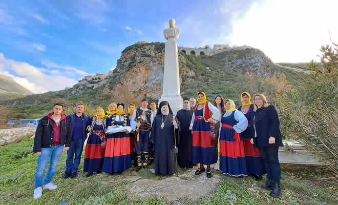 Τρισάγιο για τα 176 χρόνια από το θάνατο του μεγάλου Μανιάτη Οπλαρχηγού Πέτρου Μαυρομιχάλη