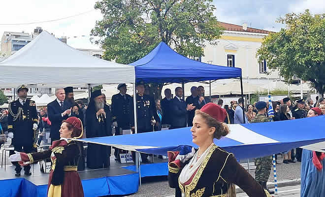 Λαμπρές οι εορταστικές εκδηλώσεις στο Δήμο Σπάρτης για την εθνική επέτειο της 25η Μαρτίου 1821