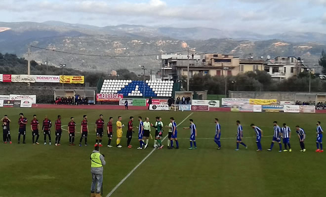 ΑΕ Σπάρτη - Αιγινιακός, 1 - 0