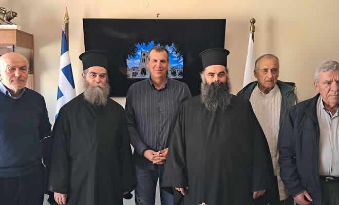 Συνάντηση του Δημάρχου Σπάρτης με τα μέλη του Εκκλησιαστικού Συμβουλίου του Ι.Ν. Αγίου Νίκωνος