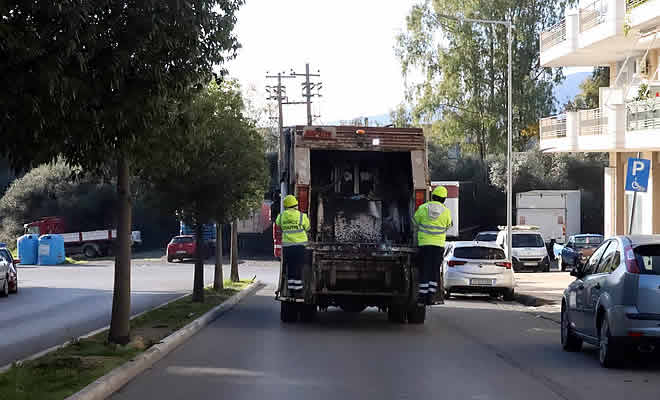 Ενημέρωση της Υπηρεσία Καθαριότητας για τις άγιες ημέρες του Πάσχα