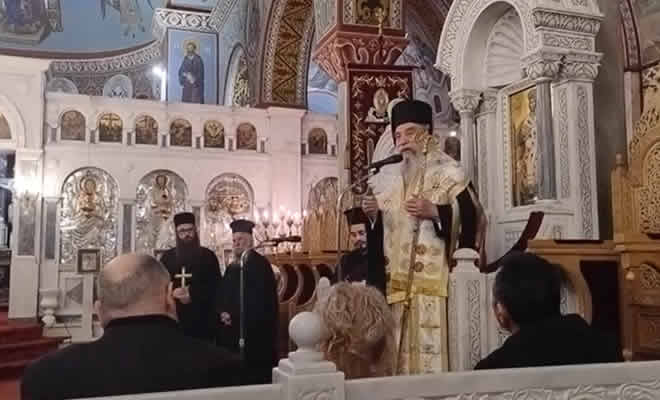 Τρισάγιο από τον Μητροπολίτη Σπάρτης για τα θύματα της Βιολάντα και στην Ρουμανία