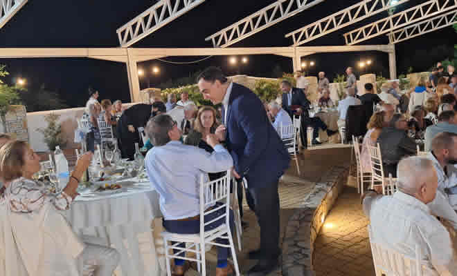 Στο ετήσιο αντάμωμα  προς τιμήν των Λακώνων Ομογενών που διοργανώνει η  Ιερά Μητρόπολη Μονεμβασίας και Σπάρτης, ο Θεόδωρος Βερούτης