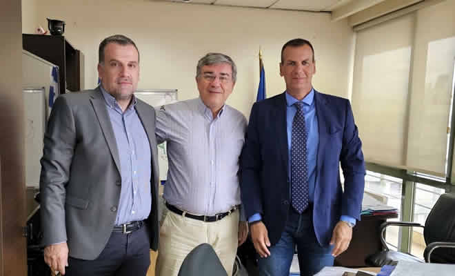 Συναντήσεις Βακαλόπουλου με τον ΥΦΥΠΕΣ, Βασίλη Σπανάκη και τον Γ.Γ. Διαχείρισης Αποβλήτων του ΥΠΕΝ, Μανώλη Γραφάκο