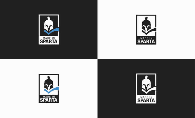 Πρωτοβουλία της Δημοτικής Αρχής για το Σήμα Εντοπιότητας «Made in Sparta» (σε 4 εναλλακτικές χρωματικές παρουσιάσεις)