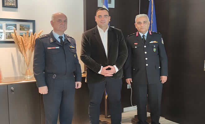 Συνάντηση Θ. Βερούτη με το Νέο Γενικό Περιφερειακό Αστυνομικό Διευθυντή Πελοποννήσου