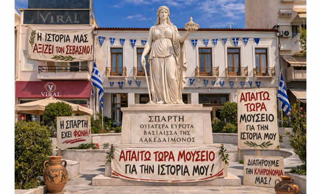 «Από τη σιωπή των ερειπίων στην κραυγή ενός οράματος» από τον Βασίλη Λαδά
