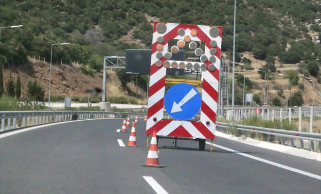 Κυκλοφοριακές ρυθμίσεις στον Αυτοκινητόδρομο Κόρινθος - Τρίπολη - Καλαμάτα και κλάδο Λεύκτρο - Σπάρτη, λόγω εκτέλεσης εργασιών