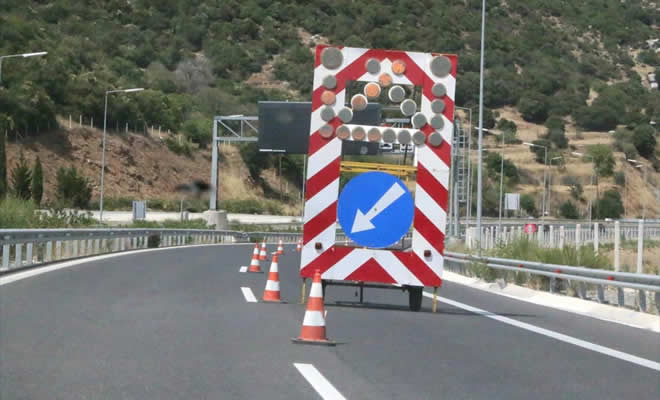 Κυκλοφοριακές ρυθμίσεις στον Αυτοκινητόδρομο Κόρινθος - Τρίπολη - Καλαμάτα και κλάδο Λεύκτρο - Σπάρτη, λόγω εκτέλεσης εργασιών