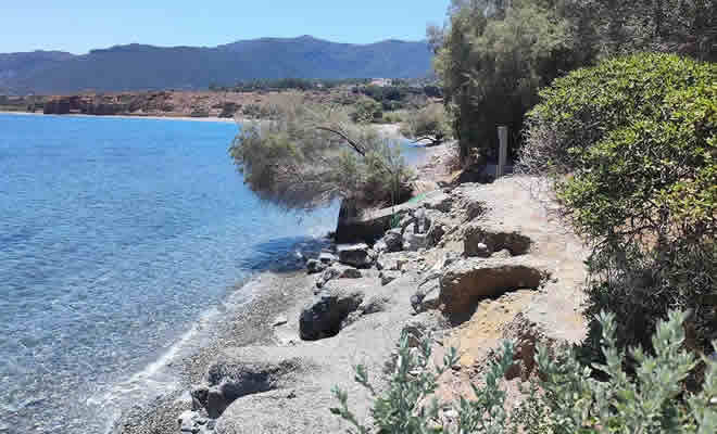 Ανάγκη για άμεση παρέμβαση για την αντιμετώπιση της παράκτιας διάβρωσης στην παραλία Ξιφιά Μονεμβασίας