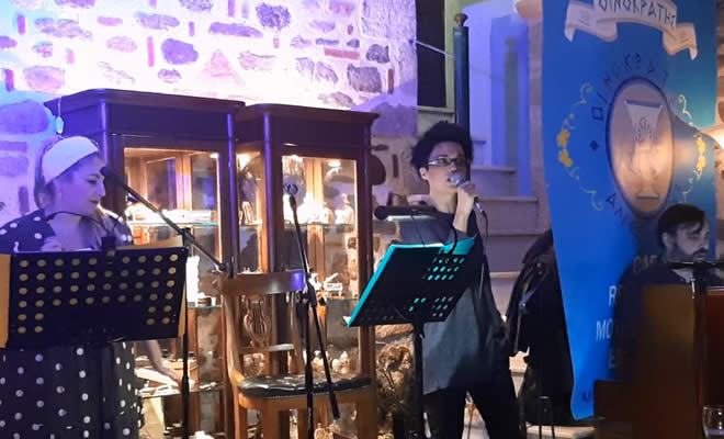 Μια μοναδική «μουσικοθεατρική» βραδιά προσέφερε η Ευσταθία στους θαυμαστές της, στη Σπάρτη 