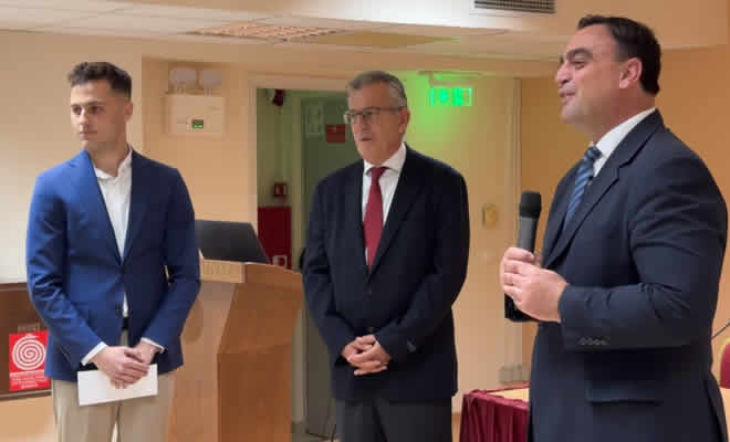 O Θόδωρος Βερούτης στην ετήσια απονομή υποτροφιών του Γερουλάκειου Ιδρύματος στη Σπάρτη