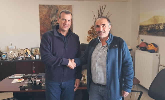 Συνάντηση του Δημάρχου Σπάρτης με τον Επίτροπο του Ελεγκτικού Συνεδρίου