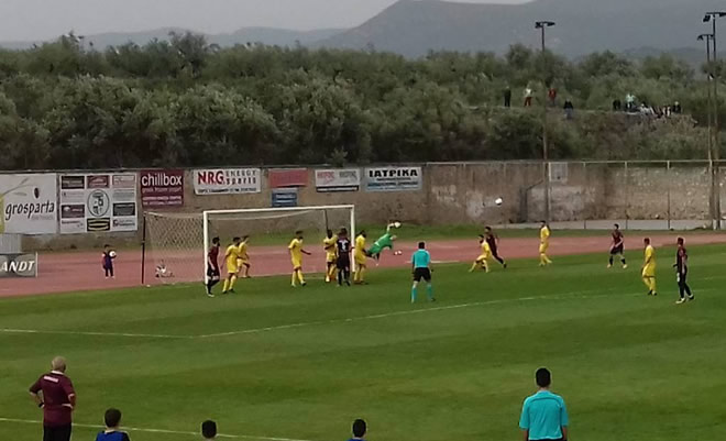 ΑΕ Σπάρτη ΠΑΕ - Αναγέννηση Καρδίτσας, 2 - 0