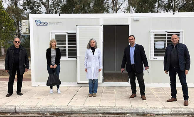 Τρεις οικίσκοι isobox σε ισάριθμα Κέντρα Υγείας της Λακωνίας