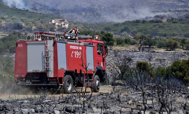 Η Πρόεδρος της Τοπικής Κοινότητας Βαχού Αρεόπολης ευχαριστεί την Πυροσβεστική Υπηρεσία