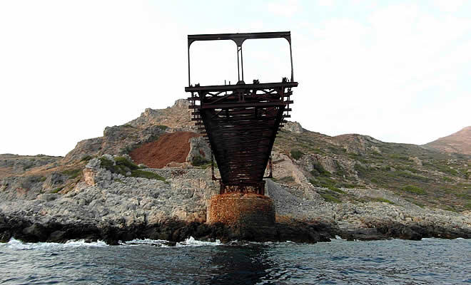 Μεταλλεία Βατίκων, Γεωργίου Γκρόμμαν και Σκάλα Φόρτωσης