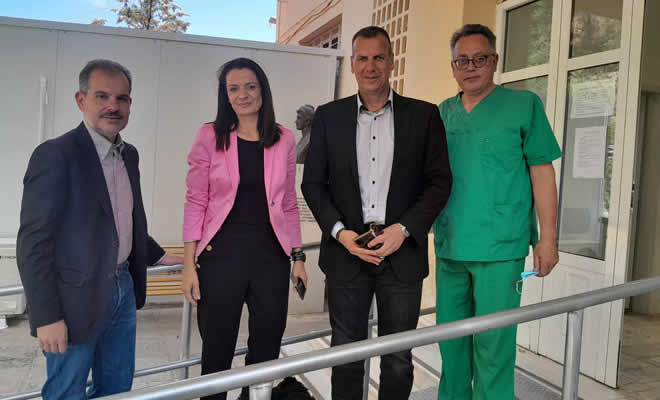 Επίσκεψη του Δημάρχου Σπάρτης και του Προέδρου του Δημοτικού Συμβουλίου στο Γενικό Νοσοκομείο Λακωνίας